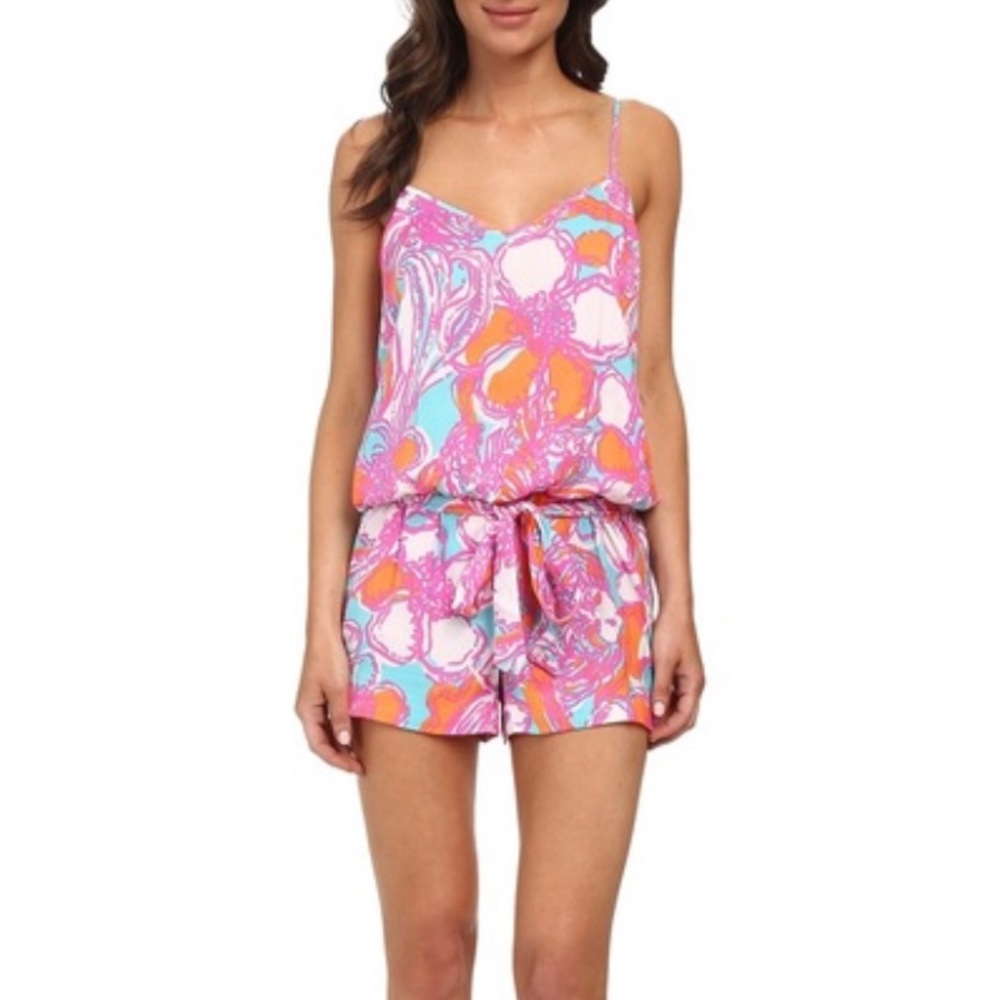 Lilly Pulitzer silk romper